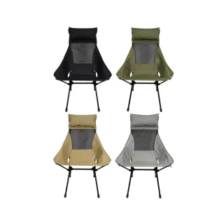 【OWL CAMP】L-230高背椅 頭枕加大版(露營椅 高背椅 摺疊椅 露營 露營用品 逐露天下)