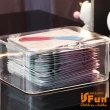 【iSFun】翻蓋透視＊桌上大容量化妝品收納盒(顏色可選)