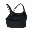 【NIKE 耐吉】Swoosh Luxe Bra 女款 中度支撐 Dri-FIT 運動內衣 排汗 黑(CJ0545010)