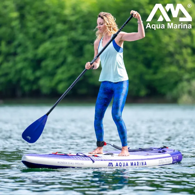 【Aqua marina】PASTEL iSUP玻纖+碳纖船槳 B0303925(三節式 配件 備品 SUP 立槳 站浪板 划槳 水上活動)