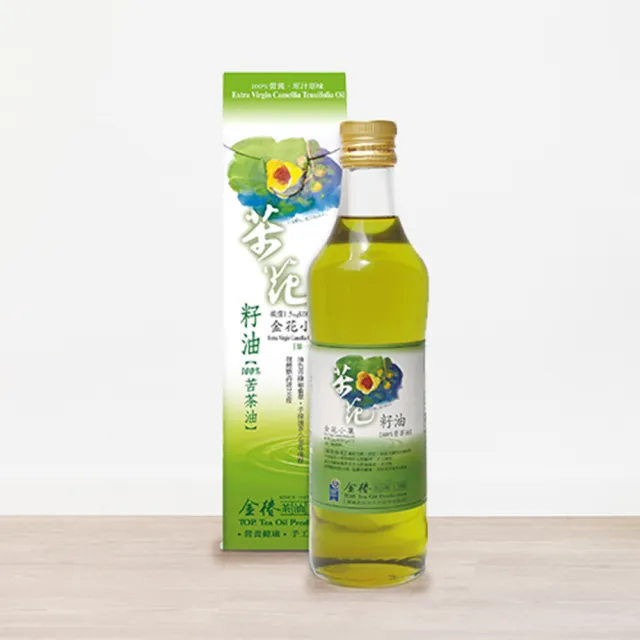 【金椿茶油工坊】金花小俽 苦茶花籽油(500ml *2瓶)