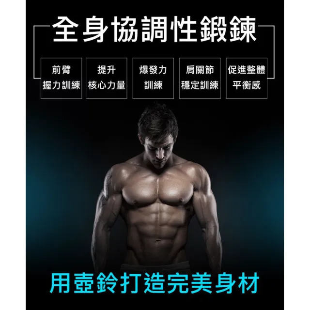 【Fitek】18公斤壺鈴 經典款壺鈴(18KG鑄鐵壺鈴 專業壺鈴)