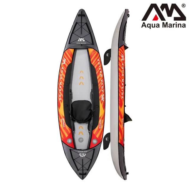 【Aqua marina】充氣單人獨木舟-運動型 MEMBA ME-330(Touring KAYAK 皮艇 皮划艇 水上活動)