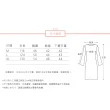 【ACheter】日系圓領長版文藝假兩件拼接燈籠袖短袖顯瘦洋裝#118592(4色)