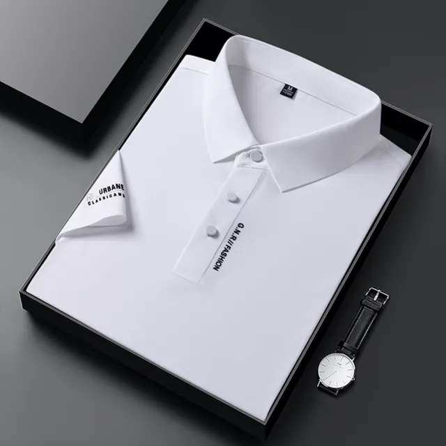 【巴黎精品】現貨+預購 POLO衫短袖上衣(高彈冰絲透氣休閒男上衣5色a1cf24)