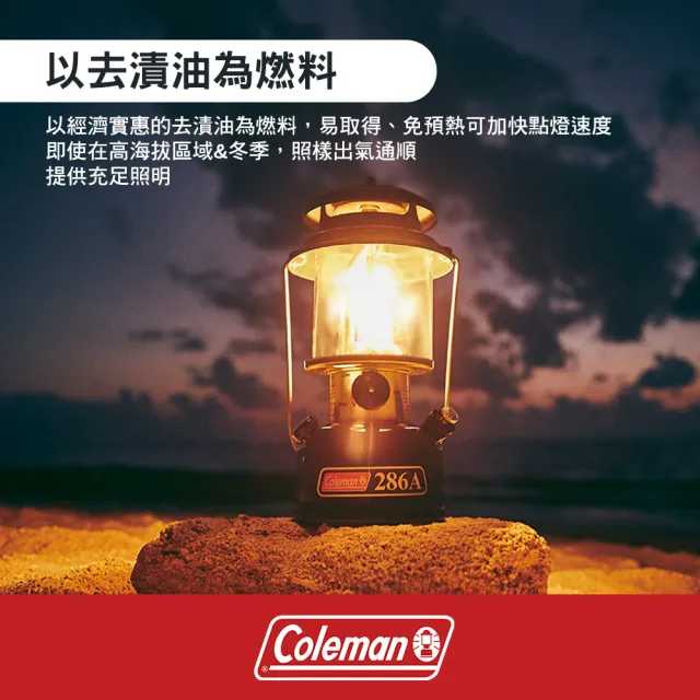 【Coleman】單燈蕊氣化燈 CM-29494(營燈 汽化燈 286A 吊燈 經典 露營 逐露天下)