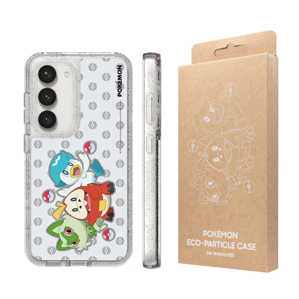 【SAMSUNG 三星】原廠公司貨 S23 S911 Pokemon Eco-Friends 系列保護殼