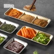 【Store up 收藏】頂級304不鏽鋼 韓式分隔三格款 小菜醬料碟-2入(AD417)