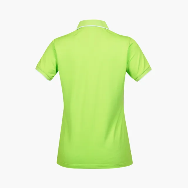 【PING】女款海洋圖騰吸濕排汗抗UV短袖POLO衫-綠(GOLF/高爾夫球衫/RA17110-43)