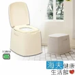 【海夫健康生活館】LZ 行動馬桶 便攜式廁所 S型(C0065-01)