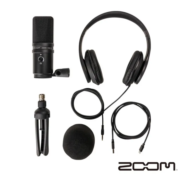 【ZOOM】ZUM-2PMP USB電容式麥克風耳機套組(公司貨)