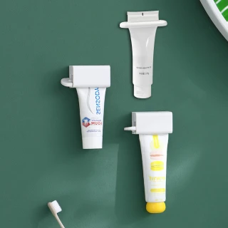 【FaSoLa】多功能壁掛手動牙膏擠壓器組-手動牙膏擠壓器2入