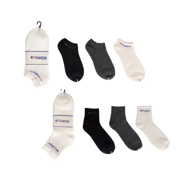 【Kaepa】12入組-素色短襪 船襪 男女襪  襪子 中筒襪 長襪 皮鞋襪(幸福棉品台灣製造)