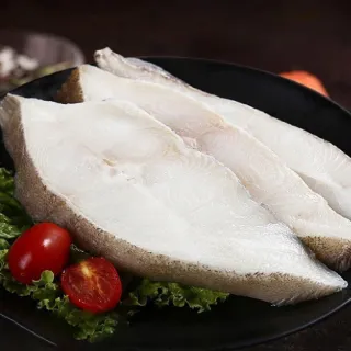 【一手鮮貨】XXL超厚切無肚洞扁鱈(5片組/380g±10%/格陵蘭大比目魚)
