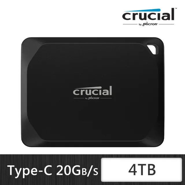 Crucial 美光】X10 4TB 外接式SSD USB 3.2 Gen2(CT4000X10PROSSD9