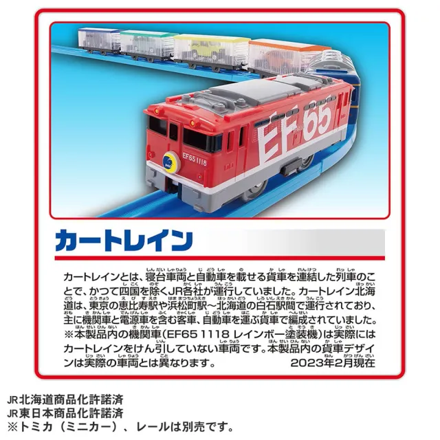 【TAKARA TOMY】PLARAIL 鐵道王國 EF65 小汽車運輸列車(多美火車)