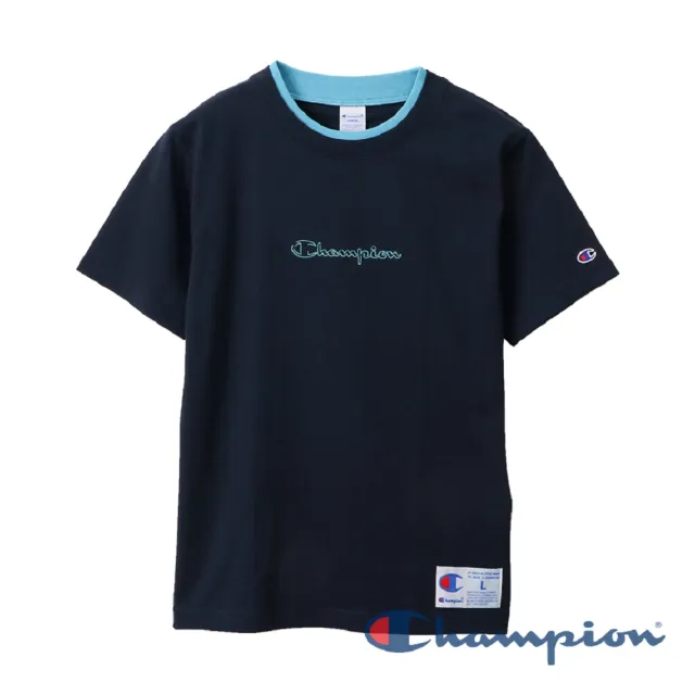 【Champion】官方直營-AS刺繡字體短袖TEE 短袖上衣-男(3色任選)