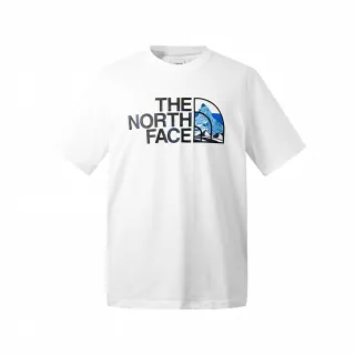 【The North Face】北臉 上衣 男款 女款 短袖上衣 運動 U S/S NOVELTY HALF DOME TEE 白 NF0A86PQFN4