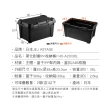【JEJ ASTAGE】黑化耐重RV收納桶/140-A20/38L(露營/收納/玩具箱/零食箱/可堆疊)