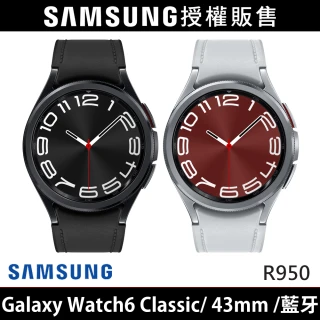 【SAMSUNG 三星】Galaxy Watch6 Classic R950 藍牙版 43mm(加價購)