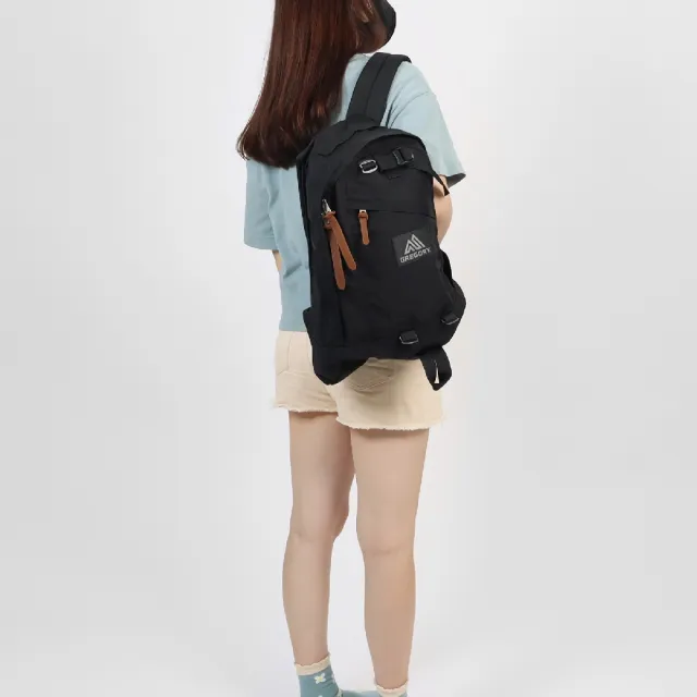 【Gregory】包包 16L FINE DAY 男女款 黑 後背包 雙肩包 夾層 戶外 登山包(1375391041)