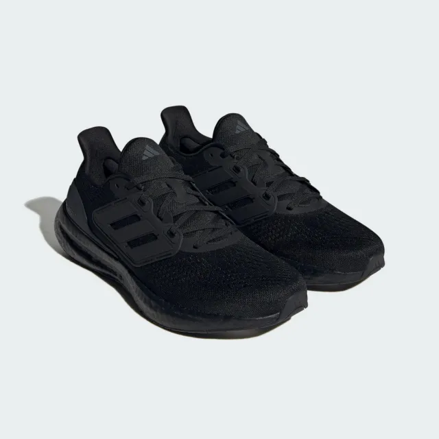 adidas 愛迪達】PUREBOOST 23 WIDE 全黑男透氣慢跑鞋運動路跑(IF4840