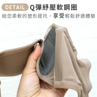 【尚芭蒂】軟鋼圈 無痕 成套 MIT台灣製B-C罩/大尺碼輕型提托美型機能內衣/集中包覆調整型(黑色)
