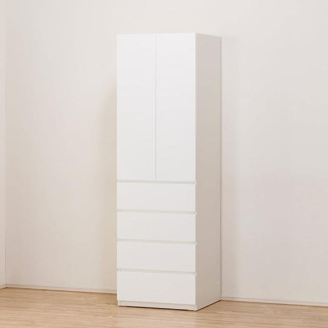 【NITORI 宜得利家居】◎衣櫥 PORTE-D 60BC WH(衣櫥 衣櫃 PORTE-D)