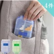 【BoBo 生活】一目了然 保健食品藥盒迷你三層折疊8格收納/小物收納工具盒(4入)