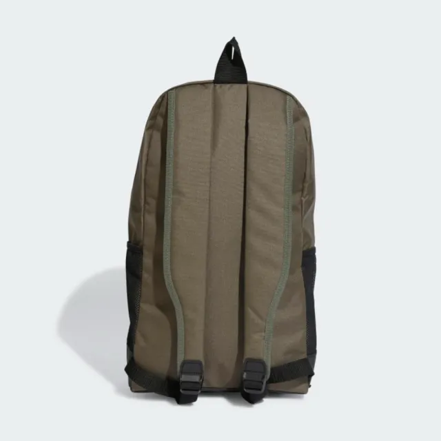 【adidas 愛迪達】後背包 運動包 書包 旅行包 登山包 LINEAR BP 綠 HR5344