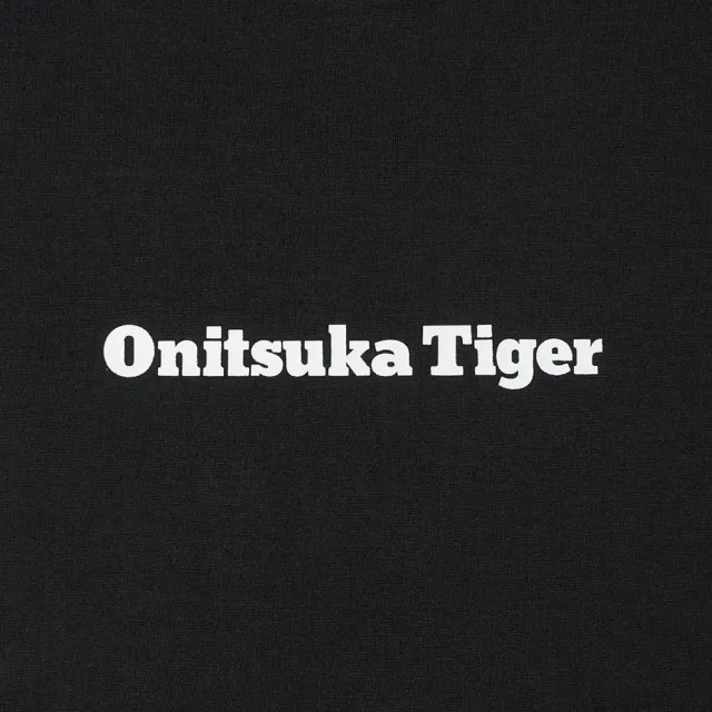 【Onitsuka Tiger】Onitsuka Tiger鬼塚虎-黑色logo雙面穿短袖上衣(2183B235-001)