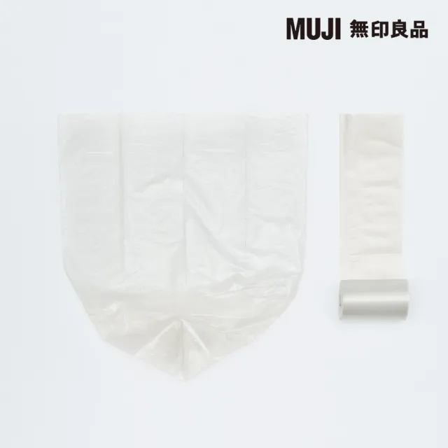 【MUJI 無印良品】再生聚乙烯垃圾袋/S/45x58cm、35入