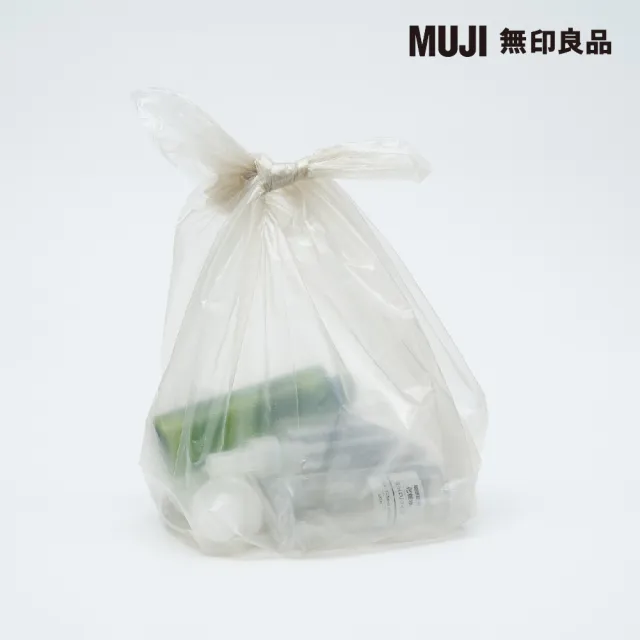【MUJI 無印良品】再生聚乙烯垃圾袋/S/45x58cm、35入