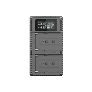 【NITECORE】USN3 PRO 雙槽液晶顯示USB充電器(For Sony 索尼 NP-F970 系列)