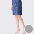 【Wacoal 華歌爾】睡衣-家居系列 M-LL針織雪花洋裝 LWW40533FU(亮岩灰)
