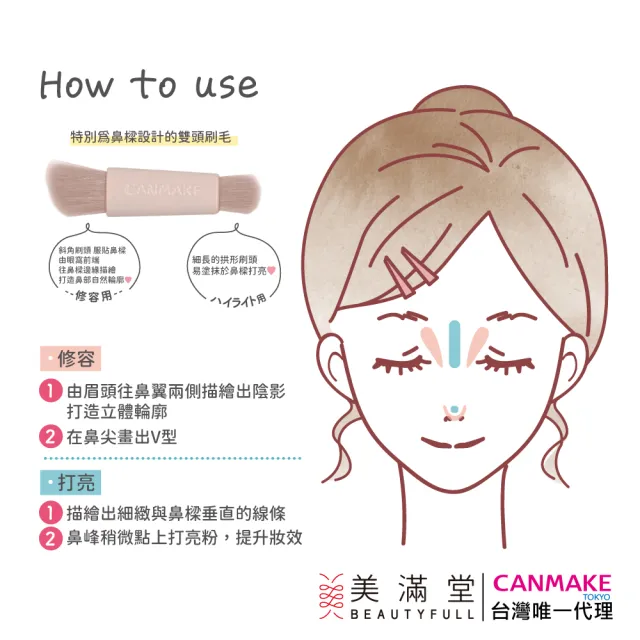 【CANMAKE】精緻鼻影組(修容與打亮二合一)