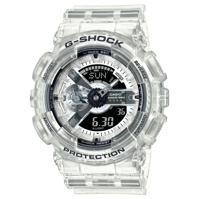 CASIO 卡西歐 G-SHOCK 40周年Clear Remix系列(GA-114RX-7A)