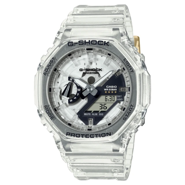 CASIO 卡西歐 G-SHOCK 40周年Clear Remix系列(GA-2140RX-7A)