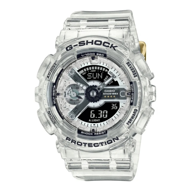 CASIO 卡西歐 G-SHOCK 40周年Clear Remix系列(GMA-S114RX-7A)