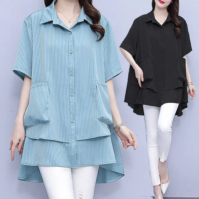 【麗質達人】6300設計款上衣-二色-AA (L-5XL)
