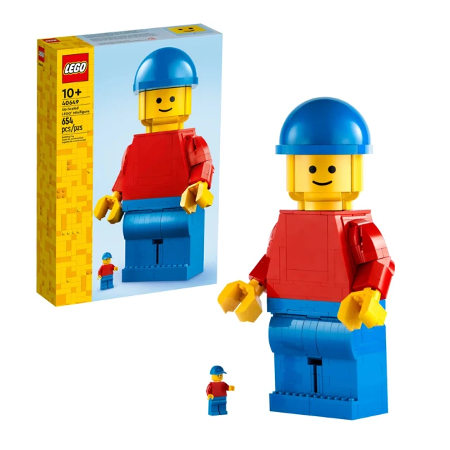 【LEGO 樂高】積木 放大版樂高人偶 約27公分 40649