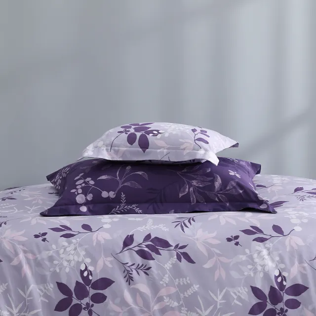【MONTAGUT 夢特嬌】40支精梳棉兩用被床包組-紫葉莊園(雙人)