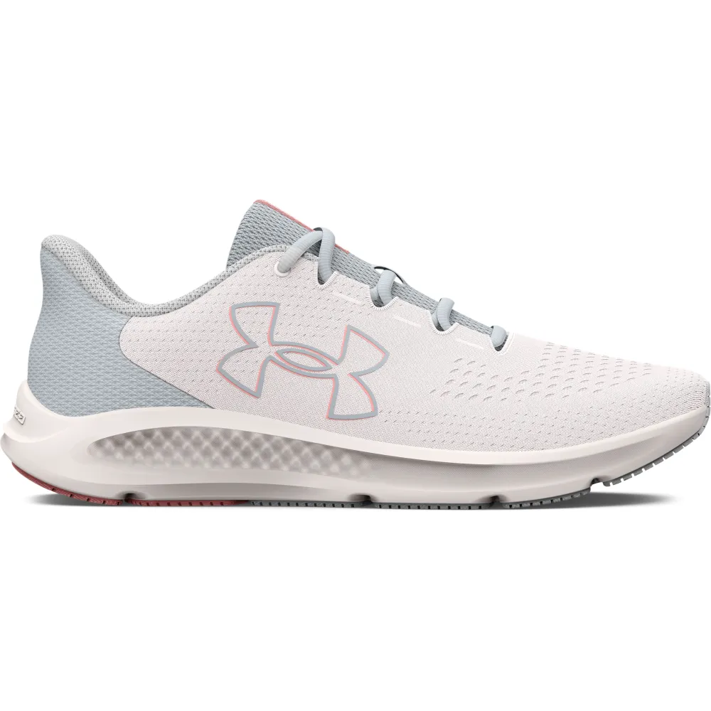 【UNDER ARMOUR】UA 女 Charged Pursuit 3 BL 慢跑鞋 運動鞋_3026523-101(白色)