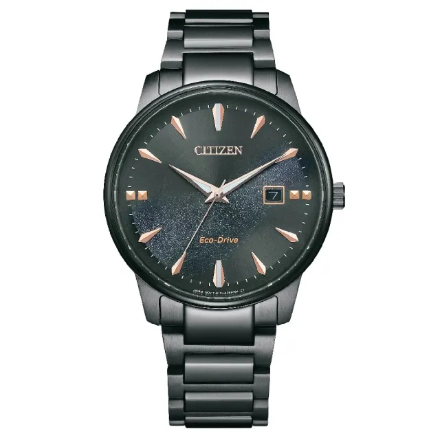 CITIZEN 星辰】光動能銀河黑金限量腕表42mm(BM7595-89E) - momo購物網