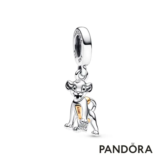 【Pandora官方直營】Disney 100週年紀念套組-手鏈+辛巴吊飾