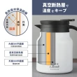 【FUJI-GRACE 日本富士雅麗】304不鏽鋼咖啡保溫壺1000ML(FJ-946)
