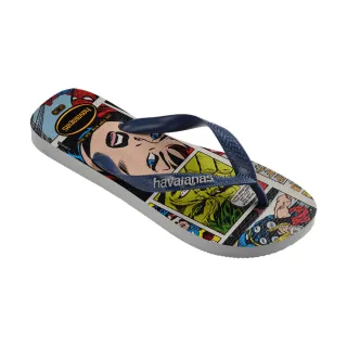 【havaianas 哈瓦仕】拖鞋 男鞋 夾腳拖 漫威英雄 復仇者聯盟 藍 4147012-9427M(哈瓦士)