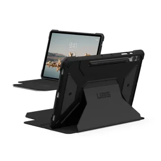 【UAG】UAG Galaxy Tab S9+（12.4吋）都會款耐衝擊保護殼-黑(UAG)