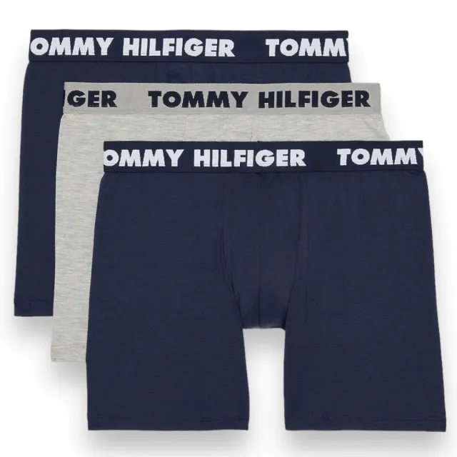 【Tommy Hilfiger】三件組合 男生 彈力 透氣排汗材質 內褲 男款 經典文字褲頭