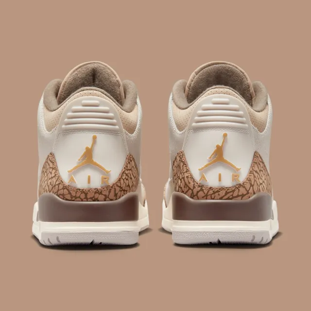 NIKE 耐吉】休閒鞋AIR JORDAN 3 RETRO PALOMINO 爆裂紋礦石棕男鞋